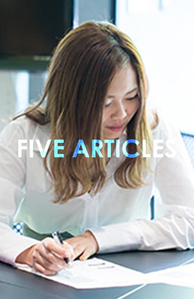 FIVE ARTICLES